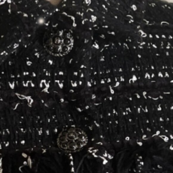 Chanel 2010 Arctic Ice fringe jacket, size 38 - Picture 4 of 5